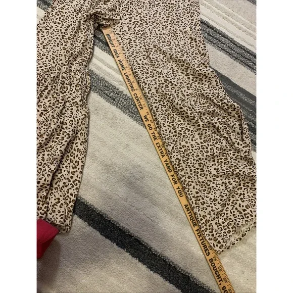 Womens japna Spaghetti Strap Jumpsuit Leopard Prints‎ M - Picture 8 of 9